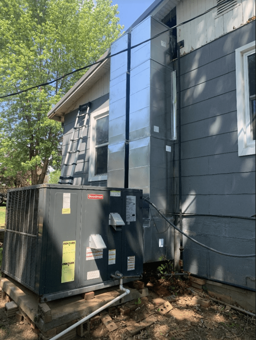 Exterior Home Ductwork