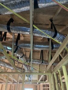 ductwork in attic